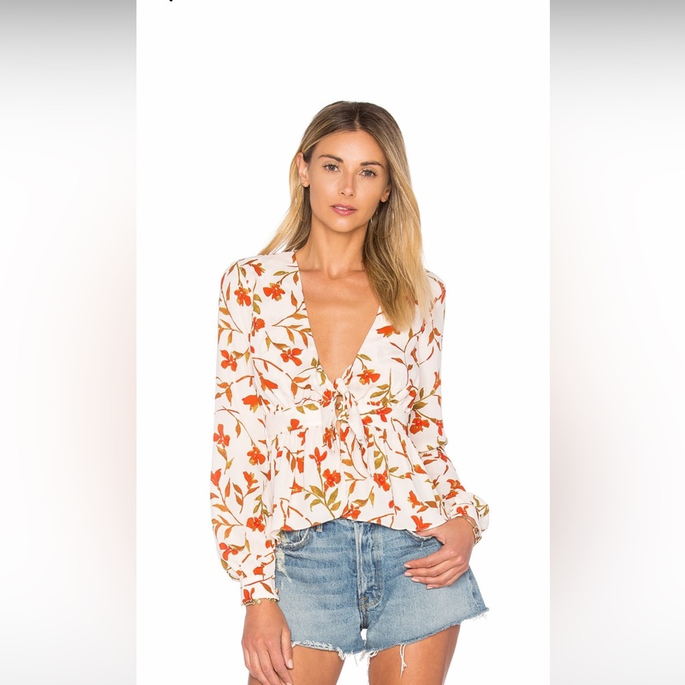 Lovers and friends will floral blouse